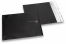 Black coloured matt metallic foil envelopes - 165 x 165 mm | PIT Packaging.com | Bestbuyenvelopes