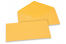 Coloured greeting card envelopes - yellow-gold, 110 x 220 mm | PIT Packaging.com | Bestbuyenvelopes