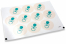 Birth envelope seals - pacifier blue | PIT Packaging.com | Bestbuyenvelopes