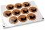 Baptism envelope seals - brown with black dove | PIT Packaging.com | Bestbuyenvelopes
