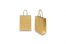 Paper carrier bags with twisted handles - gold, 180 x 80 x 220 mm, 90 gsm | PIT Packaging.com | Bestbuyenvelopes