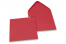 Coloured greeting card envelopes - red, 155 x 155 mm | PIT Packaging.com | Bestbuyenvelopes