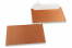 Copper coloured mother-of-pearl envelopes - 114 x 162 mm | PIT Packaging.com | Bestbuyenvelopes