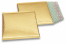 ECO metallic bubble envelopes - gold 165 x 165 mm | PIT Packaging.com | Bestbuyenvelopes