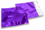 Coloured metallic foil envelopes purple - 220 x 220 mm | PIT Packaging.com | Bestbuyenvelopes