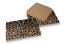Animal-print envelopes - brown kraft, black, leopard print | PIT Packaging.com | Bestbuyenvelopes
