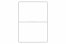 Labels for laser printers (white) - 2 items per sheet | PIT Packaging.com | Bestbuyenvelopes
