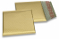 ECO matt metallic bubble envelopes - gold 165 x 165 mm | PIT Packaging.com | Bestbuyenvelopes