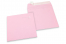 Light pink coloured paper envelopes - 160 x 160 mm | PIT Packaging.com | Bestbuyenvelopes