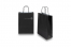 Paper carrier bags with twisted handles - black, 220 x 100 x 310 mm, 90 gsm | PIT Packaging.com | Bestbuyenvelopes