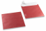Red coloured mother-of-pearl envelopes - 170 x 170 mm | PIT Packaging.com | Bestbuyenvelopes