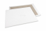 Board-backed envelopes - 450 x 600 mm, 120 gr white kraft front, 700 gr grey duplex back, no glue / no strip closure | PIT Packaging.com | Bestbuyenvelopes