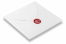 Wax seals - Rose on envelope | PIT Packaging.com | Bestbuyenvelopes