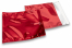 Coloured metallic foil envelopes red - 165 x 165 mm | PIT Packaging.com | Bestbuyenvelopes