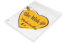 White glassine bags with peel-and-seal strip - with printed example | PIT Packaging.com | Bestbuyenvelopes