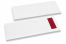 Cutlery bags white without incision + bordeaux red paper napkin | PIT Packaging.com | Bestbuyenvelopes