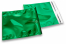 Coloured metallic foil envelopes green - 220 x 220 mm | PIT Packaging.com | Bestbuyenvelopes
