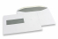 Window envelopes, white, 162 x 229 mm (C5), window on left 40 x 110 mm, window position 20 mm from the left side and 72 mm from the bottom, 90 gram, gummed closure, weight each approx. 7 g. | PIT Packaging.com | Bestbuyenvelopes