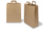 Paper carrier bags with folded handles - brown, 320 x 140 x 420 mm | PIT Packaging.com | Bestbuyenvelopes