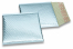 ECO metallic bubble envelopes - ice blue 165 x 165 mm | PIT Packaging.com | Bestbuyenvelopes