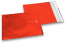 Red coloured matt metallic foil envelopes - 165 x 165 mm | PIT Packaging.com | Bestbuyenvelopes