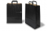 Paper carrier bags with folded handles - black, 320 x 140 x 420 mm | PIT Packaging.com | Bestbuyenvelopes