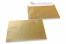 Gold coloured mother-of-pearl envelopes - 162 x 229 mm | PIT Packaging.com | Bestbuyenvelopes