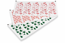 Elongated Christmas seals | PIT Packaging.com | Bestbuyenvelopes