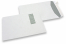 Window envelopes, white, 229 x 324 mm (C4), window on left 40 x 110 mm, window position 20 mm from the left side and 60 mm from the top, 120 gram, closure with seal strip, weight each approx. 20 g. | PIT Packaging.com | Bestbuyenvelopes