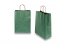 Paper carrier bags with twisted handles - dark green metallic, 260 x 120 x 350 mm, 90 gsm | PIT Packaging.com | Bestbuyenvelopes