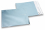 Ice blue coloured matt metallic foil envelopes - 165 x 165 mm | PIT Packaging.com | Bestbuyenvelopes