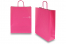 Paper carrier bags with twisted handles - bright pink, 320 x 120 x 410 mm, 100 gsm | PIT Packaging.com | Bestbuyenvelopes