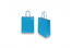 Paper carrier bags with twisted handles - blue, 180 x 80 x 220 mm, 90 gsm | PIT Packaging.com | Bestbuyenvelopes