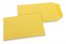 Coloured pocket envelopes - Buttercup yellow, 85 x 125 mm | PIT Packaging.com | Bestbuyenvelopes