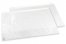 White glassine bags with peel-and-seal strip - 550 x 500 mm, with the opening on the long side | PIT Packaging.com | Bestbuyenvelopes