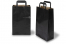 Paper carrier bags with folded handles - black, 220 x 105 x 360 mm | PIT Packaging.com | Bestbuyenvelopes