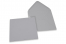 Coloured greeting card envelopes - grey, 155 x 155 mm | PIT Packaging.com | Bestbuyenvelopes