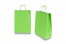 Paper carrier bags with twisted handles - green, 260 x 120 x 350 mm, 90 gsm | PIT Packaging.com | Bestbuyenvelopes