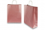 Paper carrier bags with twisted handles - pink metallic, 320 x 120 x 410 mm, 100 gsm | PIT Packaging.com | Bestbuyenvelopes