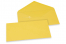 Coloured greeting card envelopes - buttercup yellow, 110 x 220 mm | PIT Packaging.com | Bestbuyenvelopes