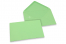 Coloured greeting card envelopes - pale green, 125 x 175 mm | PIT Packaging.com | Bestbuyenvelopes