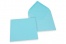 Coloured greeting card envelopes - sky blue, 155 x 155 mm | PIT Packaging.com | Bestbuyenvelopes