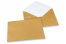 Coloured greeting card envelopes - gold, 162 x 229 mm | PIT Packaging.com | Bestbuyenvelopes