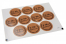 Baptism envelope seals - il mio battesimo brown with black wreath | PIT Packaging.com | Bestbuyenvelopes