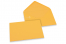 Coloured greeting card envelopes - yellow-gold, 125 x 175 mm | PIT Packaging.com | Bestbuyenvelopes