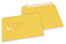 Butter cup yellow, coloured window envelopes, 162 x 229 mm (A5), window on the left, windowsize 45 x 90 mm, windowposition 20 mm from the left / 60 mm from the bottom, peal and seal closure, 120 gram coloured paper | PIT Packaging.com | Bestbuyenvelopes