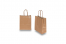 Paper carrier bags with twisted handles - bronze, 180 x 80 x 220 mm, 90 gsm | PIT Packaging.com | Bestbuyenvelopes