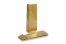 Coloured block bottom bags - gold 70 x 40 x 205 mm, 100 gram | PIT Packaging.com | Bestbuyenvelopes