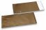 Gold coloured matt metallic foil envelopes - 110 x 220 mm | PIT Packaging.com | Bestbuyenvelopes