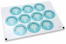 Communion envelope seals - meine erstkommunion blue cross | PIT Packaging.com | Bestbuyenvelopes